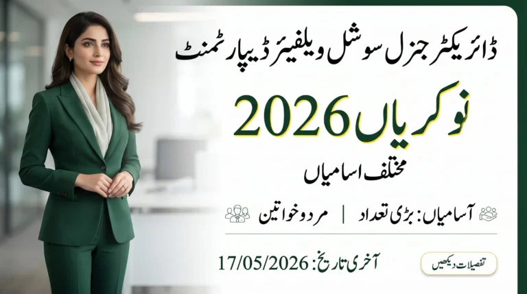 Social Welfare Department Jobs 2026 Balochistan featured image showing latest government job opportunities, interview schedule, and application details in Pakistan